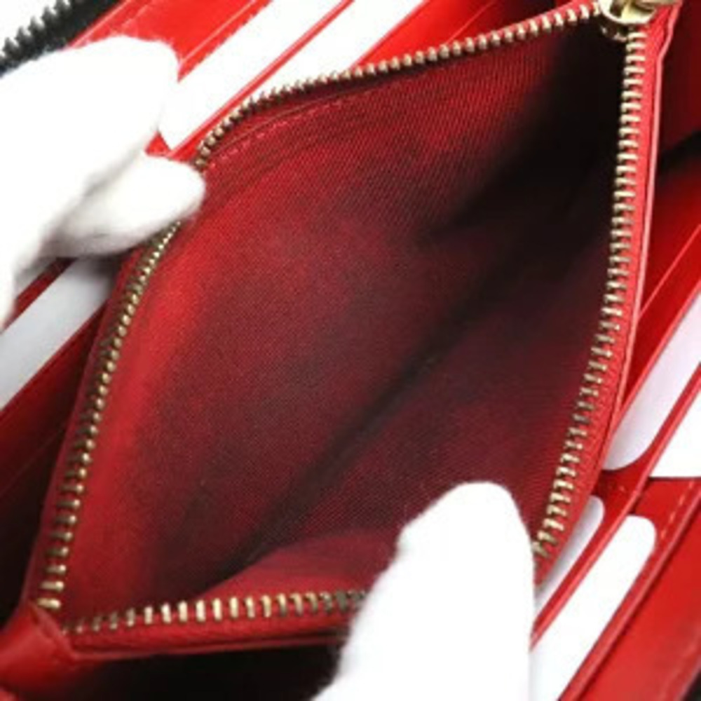 Christian Louboutin Panettone Round Zip Long Wallet Spike Studs Leather Black - Picture 5 of 7